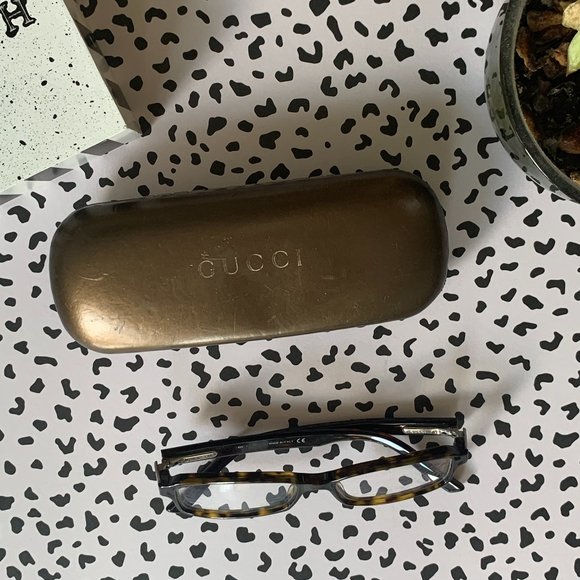 Gucci Havana Glasses in Dark Tortoise - Picture 1 of 9